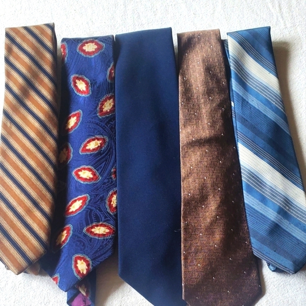 Bundle of 4 Coordinating Ties - 2 Silk‎